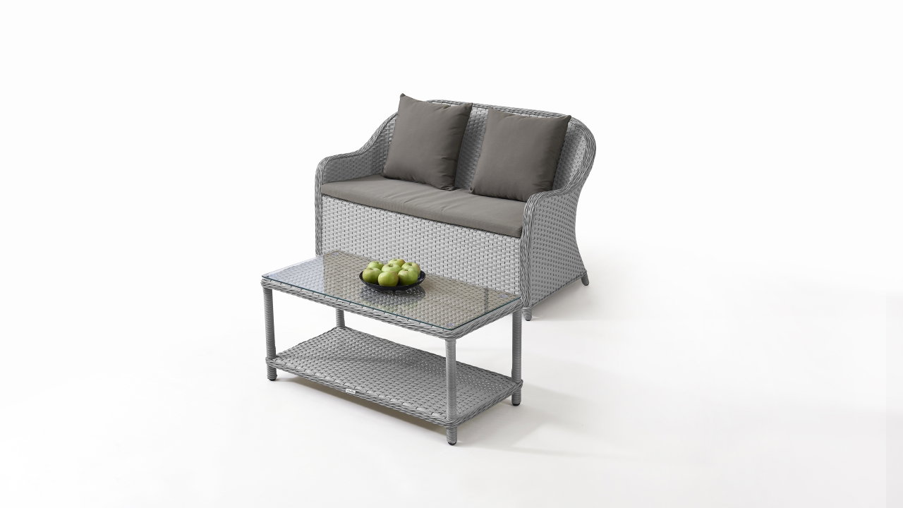 Sofa Kasu z stolikiem (szary)